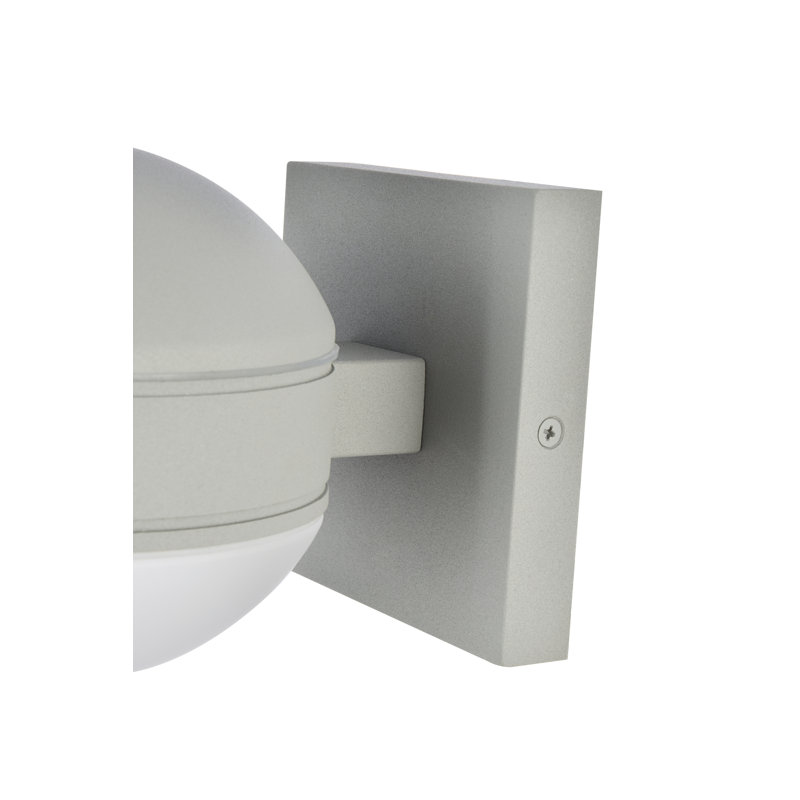 Dale LED Wall Light, Silver