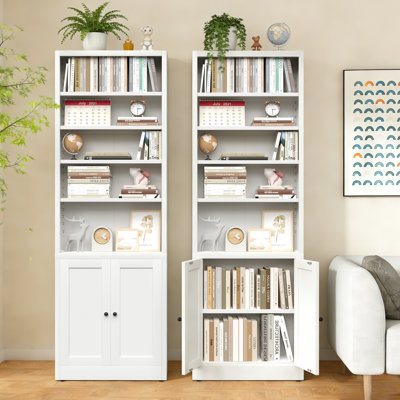 180.3cm H x 59.9cm W Metal Standard Bookcase