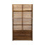 Banc de rangement en bois avec support