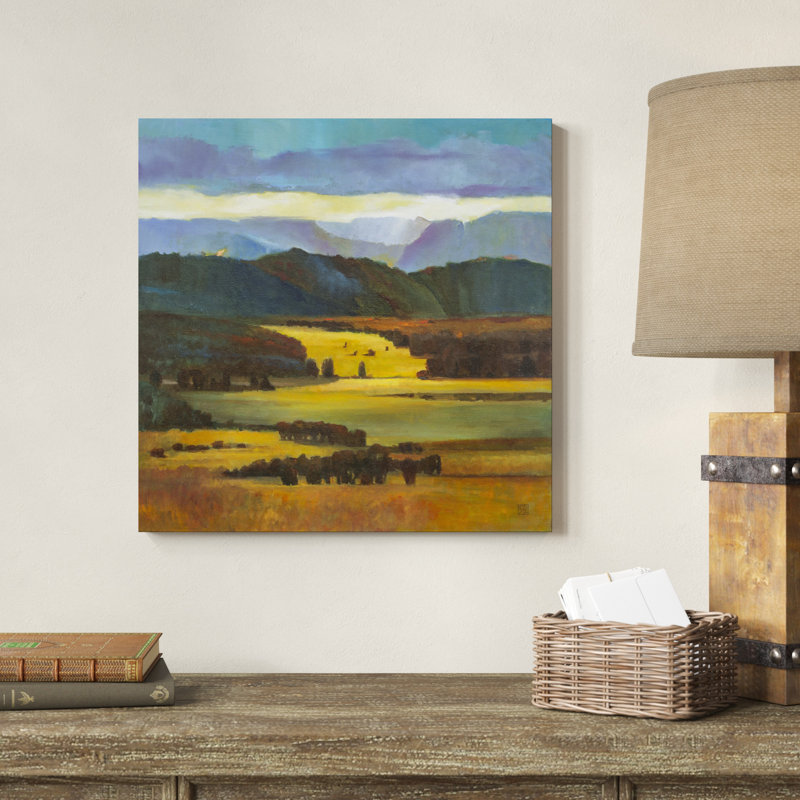 " Mountain Light " by Judith DAgostino, 36" H x 36" W x 1.25" D