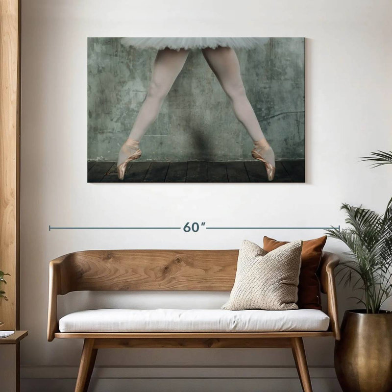 Pieds toniques d'une ballerine