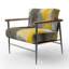 Fauteuil d'appoint rembourré abstrait Vivid II-621908364