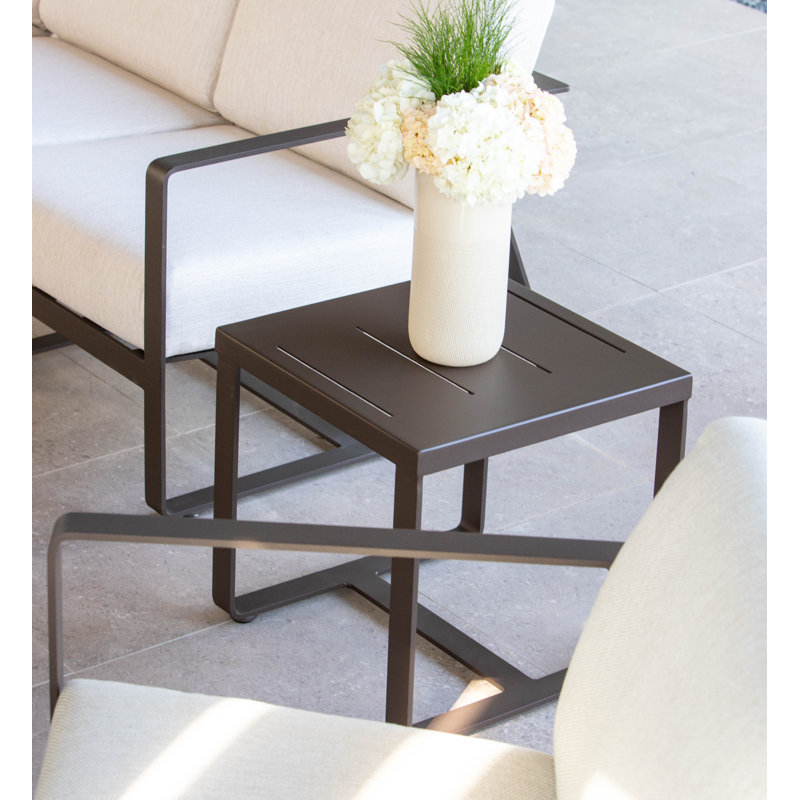 Horizon 20" Sq. Side Table, Graphite