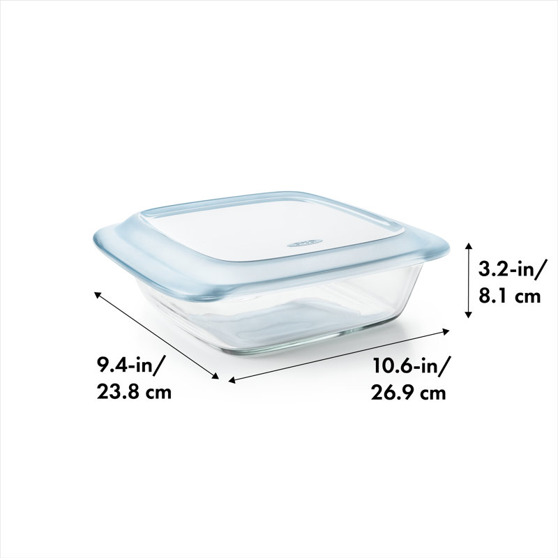 Plat de cuisson en verre 2 pintes avec couvercle OXO Good Grips