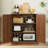 31.5-Inch Modern Wavy Sideboard, Curved Contour Design Storage Cabinet, 2-Door Cabinet With Storage Function, Suitable For Kitchen/Bedroom/Living Room-312855410