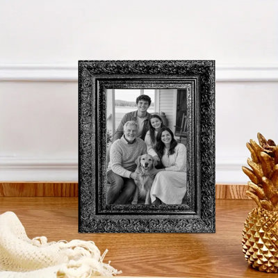 Cadre photo noir 3 pièces inspiré de la galerie pour photos et cadeaux de 5 po x 7 po