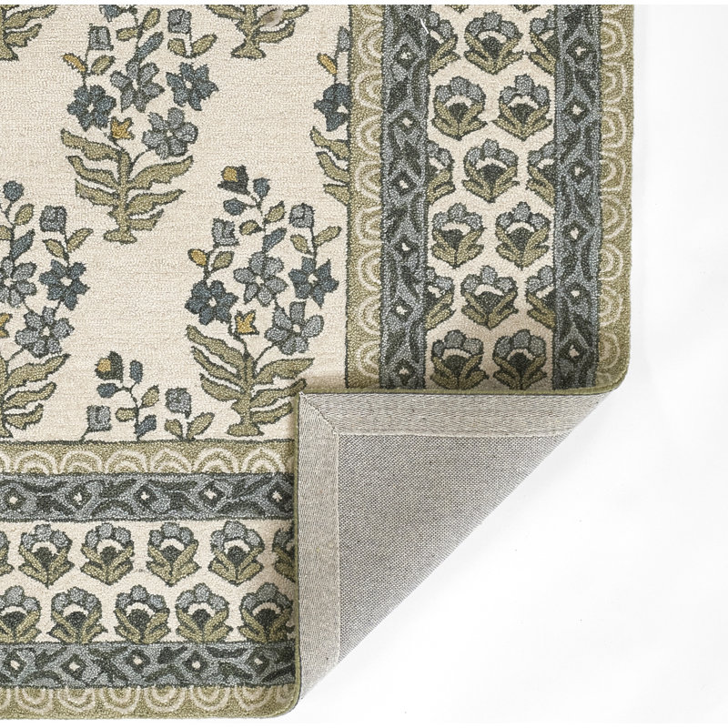 Cotswold Wool Floral Area Rug, Runner 2'6" x 8'