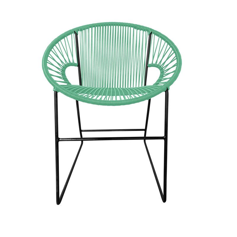 Chaise de patio Puerto, Menthe / noir