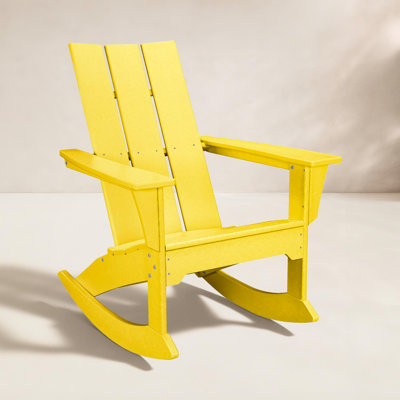 POLYWOOD® Modern Rocking Adirondack Chair