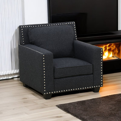 Fauteuil à canapé, siège simple, fauteuil, salon, chambre à coucher, petit espace