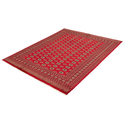 Pety One-of-a-Kind 7'11" X 9'8" New Age Wool Area Rug in Dark Red