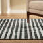 Tapis lavable à la machine EVERWASH Haven Modern Stripe avec technologie AirFlo, noir / gris, 8 pi x 10 pi-126586781-126586783