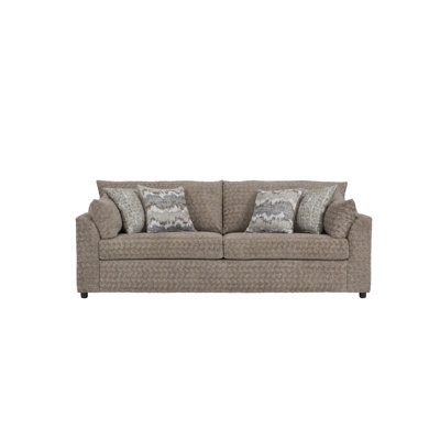 90" Upholstered Plunge Sofa with Kori Pillows