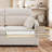 91''W Chenille Convertible L-Shaped Sectional Sofa Bed With Storage Two Pillows-886932038