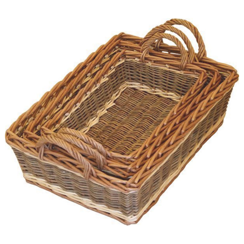 Flaxt Wicker Decorative Tray