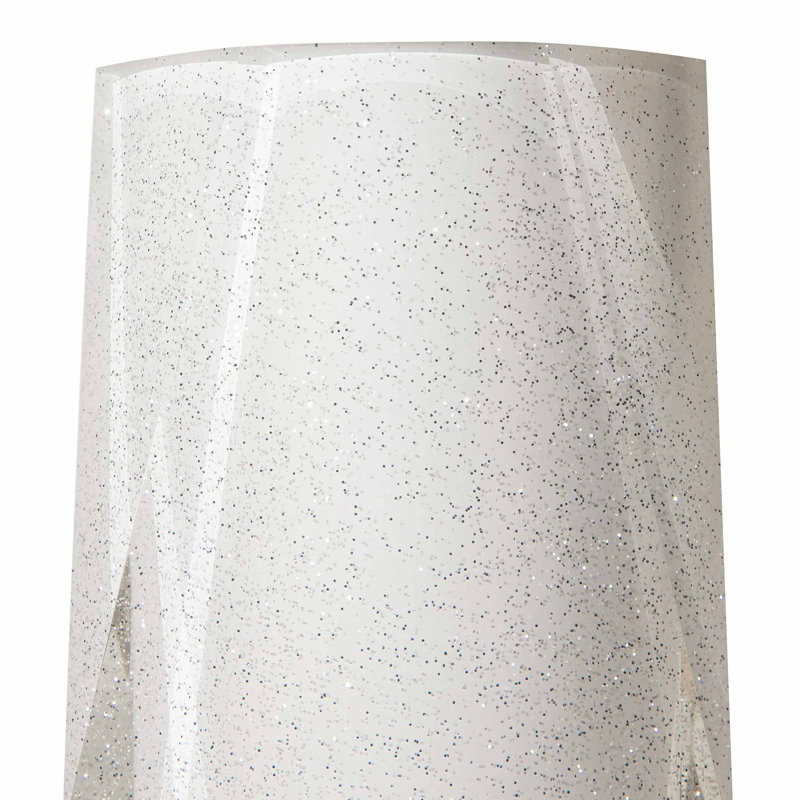 Brosse de toilette à facettes Sparkles Home | Poignée en acier inoxydable | Autoportant | Conception en résine durable