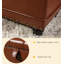 European-style faux leather tufted nailhead trim ottoman-514143358-535654500