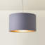 Tabethia 15cm H Linen Blend Lamp Shade in Grey