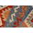 One-of-a-Kind Hand-Knotted New Age 5'0'' X 6'5'' Wool Area Rug in Rust/Blue/Beige/ Grey
