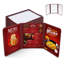 Paquet de 30 couvertures de menu WeChef 8,5 po x 11 po 3 plis 3 pages 6 vues