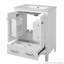 Meuble-lavabo de 24 po avec lavabo Comprend une tablette de porte à double couche, conception à fermeture en douceur-116858826