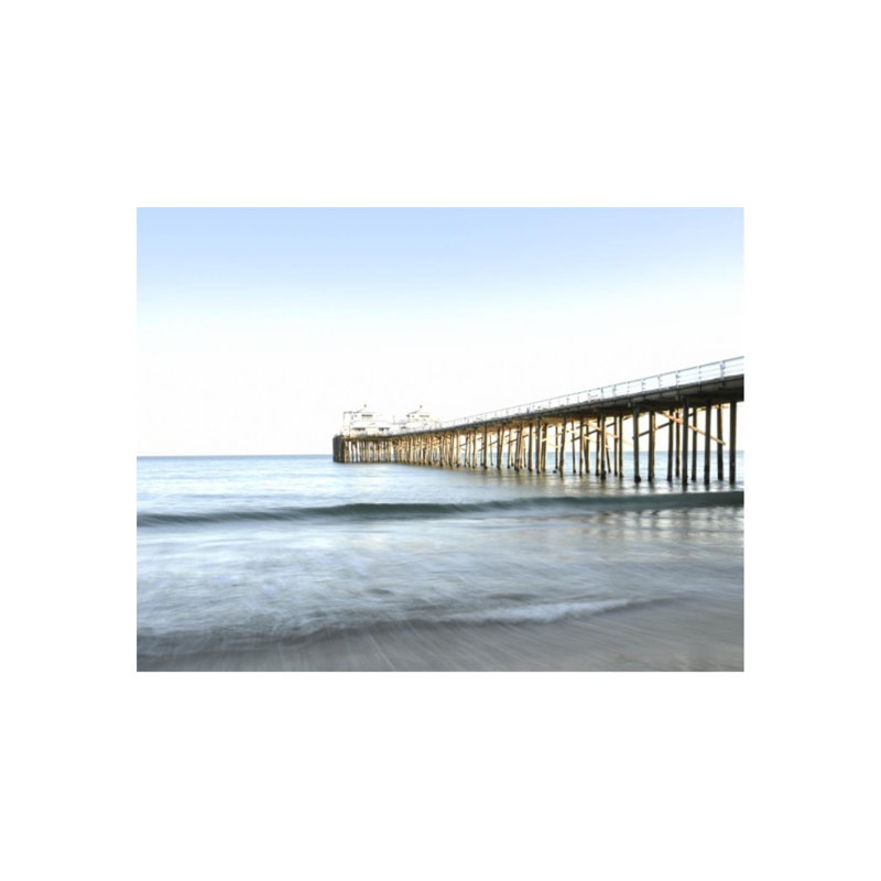 Wave In Malibu Print by Mari Urasawa, Outdoor, 30" H x 39" W x 1.5" D