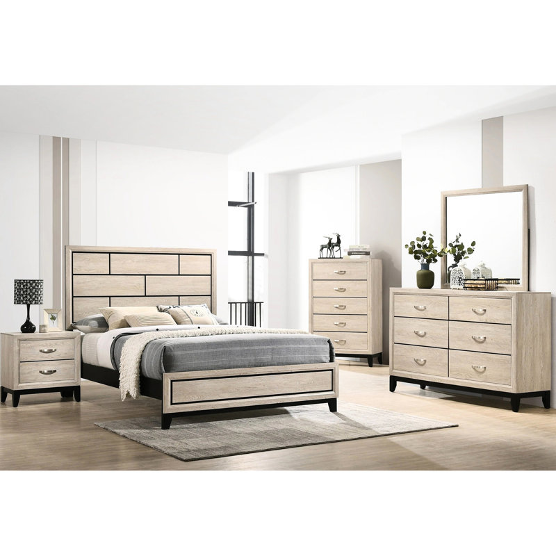Table de chevet Modern 2, Blanc
