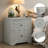 Keywest 18.9" W 2-Drawer Nightstand with Felt Pads