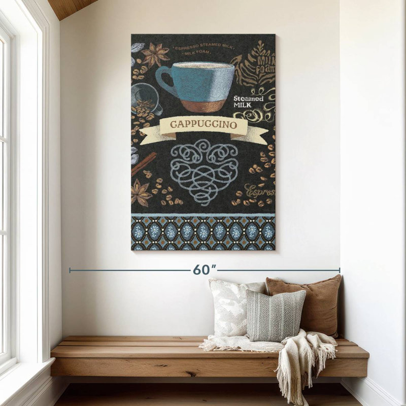 Yarlin Cappuccino Time, 48" H x 32" W