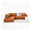 Canapé modulaire Glander - Cuir cognac-717103194