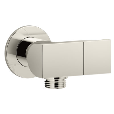 Exhale Wall-Mount Supply Elbow with Check Valve and Handshower Bracket