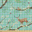 Russel Bird and Sika Deer Fabric