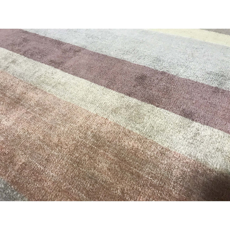 Gabbeh Wool Striped Area Rug