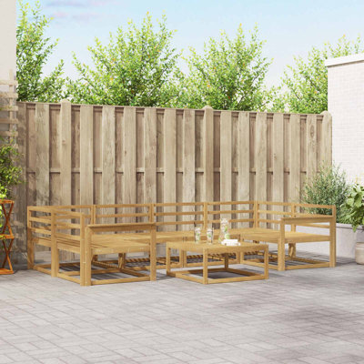 Outdoor Sofa Set 7 pcs Garden Furniture Patio Seating Backyard Couch