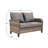 Defrates Outdoor Wicker Loveseat