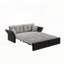 Canapé-lit convertible capitonné avec 2 coussins moelleux-601249758