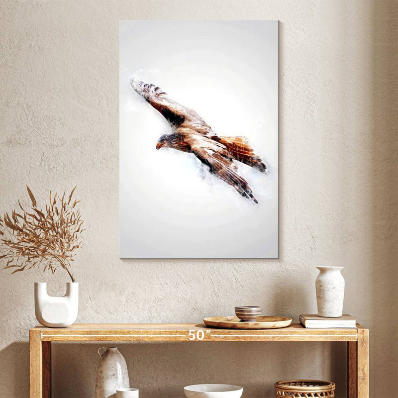 Hawk, 39" H x 26" W
