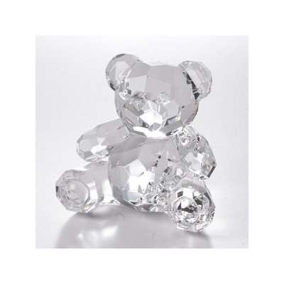 Figurine suspendue ours en acrylique