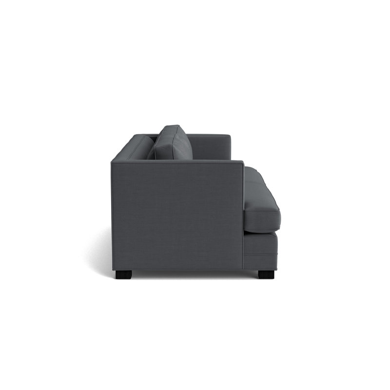 Keaton No Nail 84 Sofa, Performance Linen - Charcoal, Black