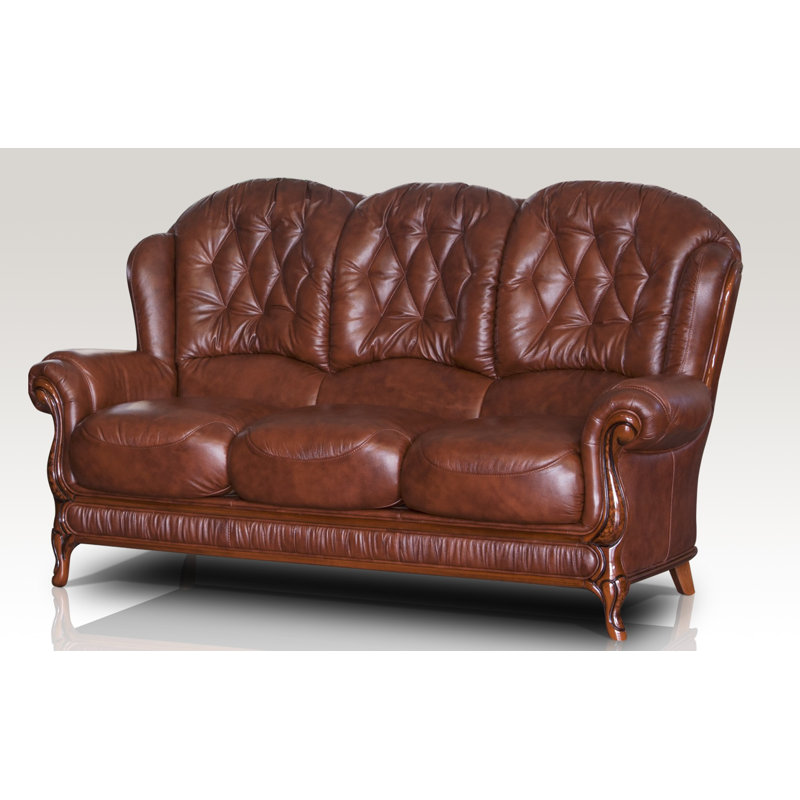 Breedlove Faux Leather Sofa, Tabak