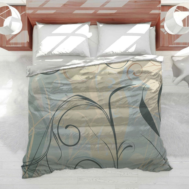 Elegant Swirls Cool Cotton Blend Comforter, Queen Comforter