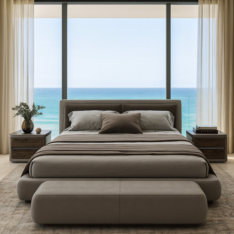 Solid Wood Bed
