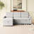 Convertible With Cup Holder And Quick Conversion Upholstered Remote Control Side Storage
