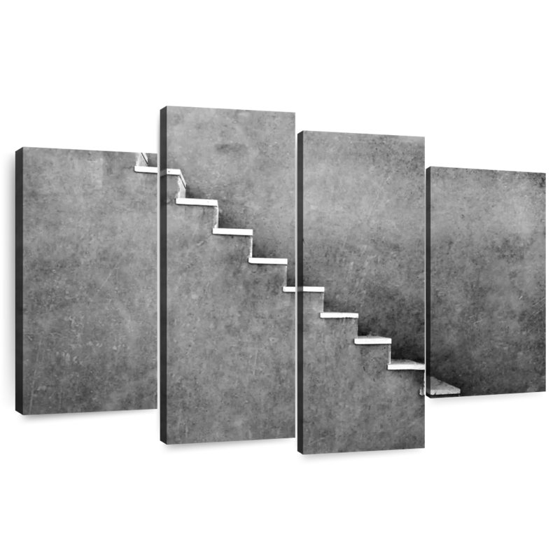 Escaliers en béton Lilie Grey, H 27 po x l 43 po