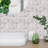 0.75" x 0.75" Grid Mosaic Wall Tile-47601169