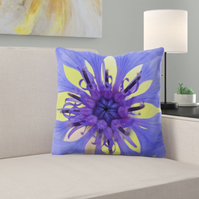 Coussin bleuet