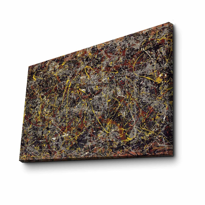 Jackson Pollock, impression sur toile tendue