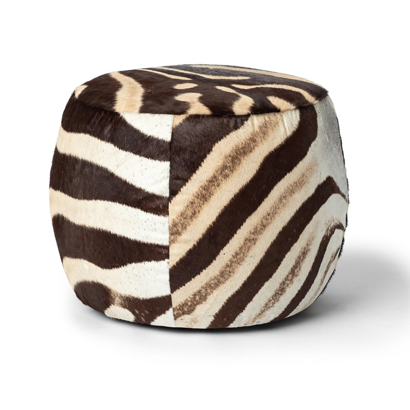 Genuine Hide Petite Ottoman