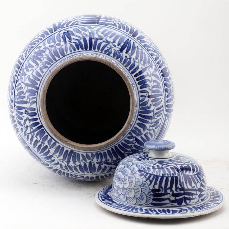 Handmade Porcelain China Ginger Jar