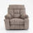 Old age electric lift chair, flat high density foam electric sofa, with heating and massage functions, can tilt to 180 degrees, 2 pocket cup holders, 2 remote controls, dual OKIN motors-2031725701